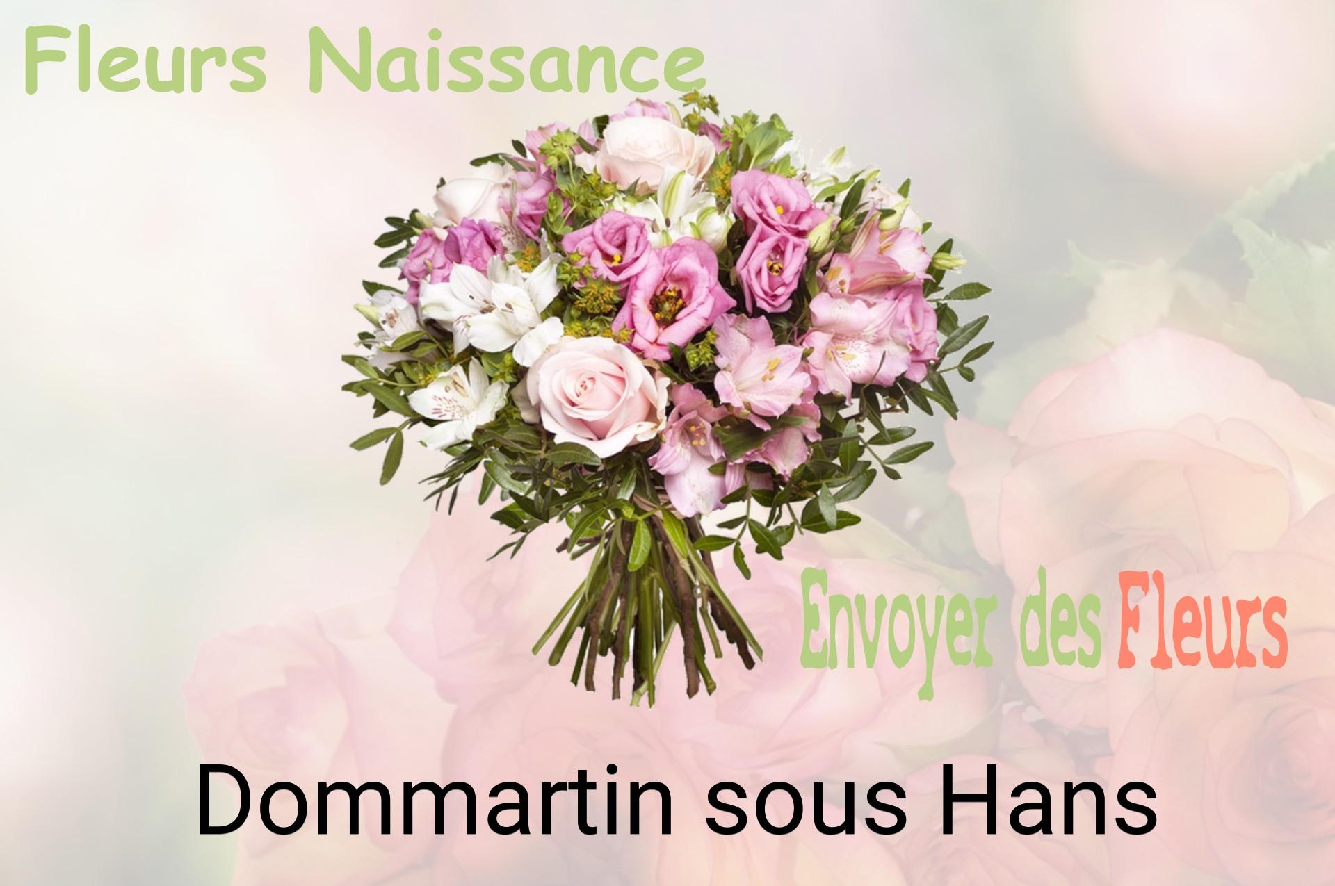 Bouquet de fleurs de naissance livré à Dommartin-sous-Hans